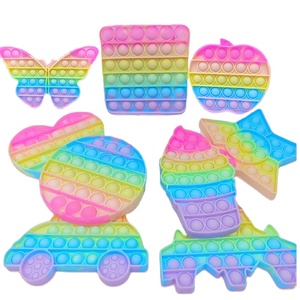 Kids Intelligence MacaronFidget Toy, Boys Girls Finger Press Stress Relief Board Educational <b>Puzzle</b> Toy - Product Image 1