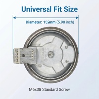 1000W 152mm gietijzeren elektrische kookplaat element CE gecertificeerd 220V verwarmingsplaat voor elektrische kookplaat onderdelen