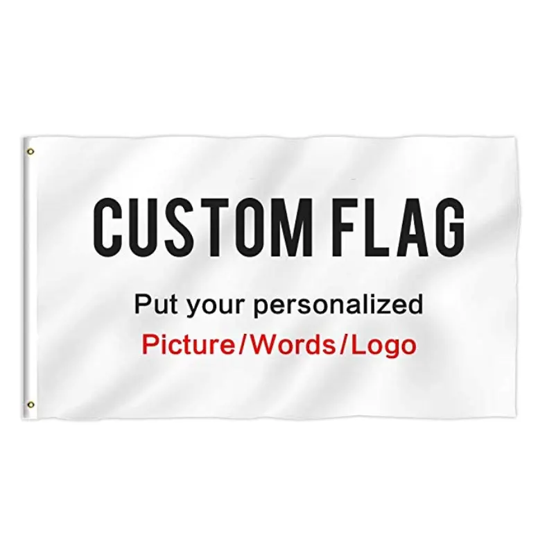 Custom Outdoor Flag 3X5 FT Use Your Personalized Picture Text or Logo to Customized Gifts