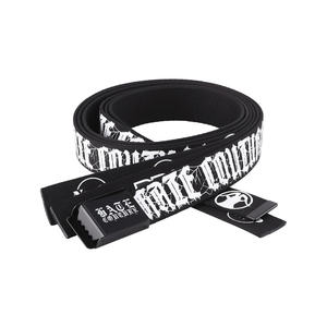 en Polyester et Nylon pour adultes, sangle personnalisée en soie, imprimée en métal et en coton, tressée, à la mode, noir - Product Image 5