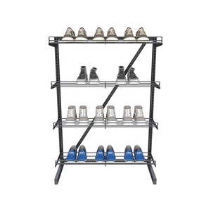 Yiree Nhà Máy Tùy Chỉnh Giày Dép Thương Hiệu Cửa Hàng Khung Thép Sàn Kệ Đứng Sắt Giày Kệ Cho Cửa Hàng Hiển Thị - Product Image 5