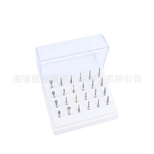 Juego de 24 fresas dentales Hai Feng, brocas de diamante para pulido y perforación, para uso dental - Product Image 2