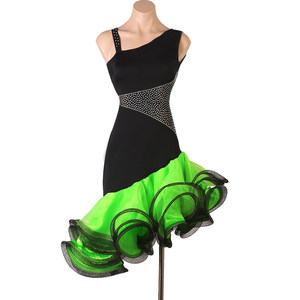 Nouvelle Arrivée 2026 – Robe de <span class=keywords><strong>Danse</strong></span> Latine pour Femme, Costume de Spectacle Rumba Cha-Cha Style Tournoi de Toros, Jupe Ample, <span class=keywords><strong>Jive</strong></span>, <span class=keywords><strong>Danse</strong></span> de Société - Product Image 4
