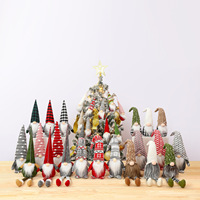Décorations de Noël et du Nouvel An 2025 : Adorables poupées sans visage en tissu, ornements suspendus imprimés UV, pour bureau et fenêtre, Noël éblouissant