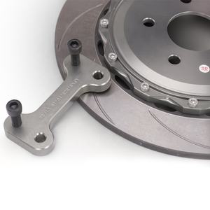 Disco de freno de acero de gran tamaño al por mayor de fábrica disco trasero delantero 370*22mm con soporte para Audi A3 A4 A5 Q3 B8 B9 C6 C7 8P - Product Image 4