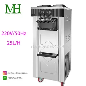 Mayhope thương mại 3 hương vị mềm phục vụ máy làm kem giá nhà máy