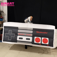 Modèle de manette de jeu gonflable pour la décoration d'arcade, manette de jeu sans fil et PC gonflable personnalisée