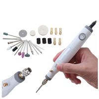 18W Mini Elektrische Grinder Polijstmachine Boor Variabele Graveren Pen Gereedschap Elektrische Boor Kit Variabele Snelheid Grinder Pen 220V /110V