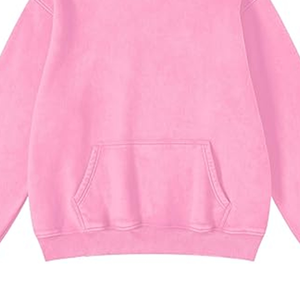 Sudadera con Capucha Rosa Unisex, Sudadera Informal de Forro Polar Extra Grande con Bolsillo, Corte Regular, Ropa de Otoño, Sudaderas para Hombre - Product Image 6