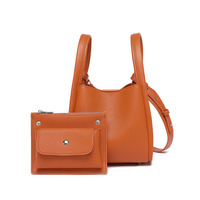 Sac fourre-tout minimaliste de luxe tendance avec fond renforcé, sac à main double de haute qualité
