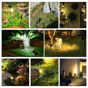 Projecteur solaire étanche pour jardin, éclairage extérieur, lampe solaire pour pelouse, projecteur solaire pour extérieur - Product Image 3