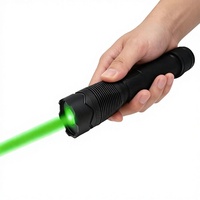 Répulsif à laser pour oiseaux portable, étanche IP65, commande manuelle, rechargeable, plus puissant, lumière laser verte portable