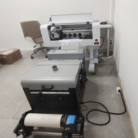 Imprimante jet d'encre DTF A3 30CM de qualité supérieure avec encre blanche pour impression sur T-shirts, incluant un agitateur DFT automatique, garantie 1 an