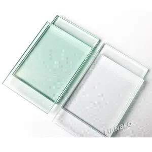 4mm 5mm 6mm Tempered Clear Glass Low Iron Glass Construction Toughened Precision Edged Float Tempered Glass