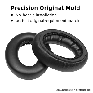 Cuscinetti di Ricambio per Cuffie Wireless Sennheiser Accentum/Accentum Plus, Imbottiture per Orecchie in Morbida Pelle Proteica - Product Image 4