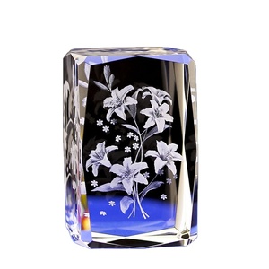 Vente en gros de blocs de verre en cristal K9 poli, vierges, pour gravure laser 3D sur surface en cristal - Product Image 5