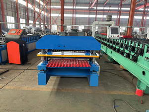 Tiêu thụ điện năng thấp siêu tốc độ cao hoàn toàn tự động tấm lợp kim loại tấm cuộn hình thành máy - Product Image 2