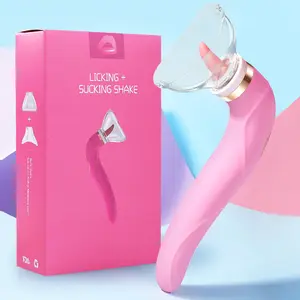 XIAER Tongue vibratore Amazon vendita calda vibratori per le donne clitoride impermeabile succhiare orgasmo giocattoli del sesso per le donne vibratore