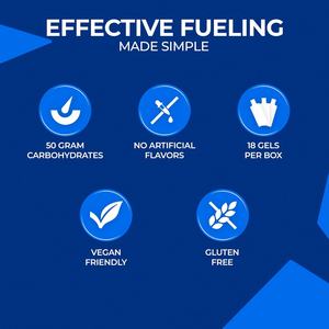 Richtek spor beslenme takviyeleri günlük enerji esnek 50G karbonhidrat Vegan dostu ve glutensiz enerji jeli - Product Image 6