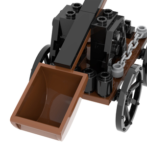 MOC5029 Militaires Guerres Médiévales Trebuchet Casernes Soldats Briques DIY Compatibles Jouets de Construction Éducatifs pour Enfants - Product Image 4