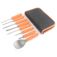 Nieuwe Pompoensnijset Met Stencils Pompoensnijgereedschap Voor Decoratie