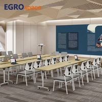 EGROspace Meubles pour étudiants Meilleure chaise de bureau de formation blanche pour salle de conférence