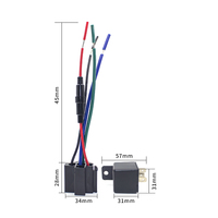 Traceur GPS de voiture, localisateur GSM, dispositif de suivi avec alarme de choc, coupure d'huile/essence, application gratuite, relais GPS