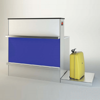 Flya Mobilier pour aéroports commerciaux Comptoir de billetterie multifonctionnel Comptoir d'enregistrement Comptoir d'aéroport