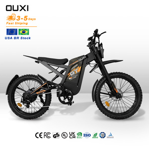 Bicicleta Eléctrica de Montaña GT2000 con Neumáticos Todoterreno, Batería de 60V 30AH, Doble Suspensión, Disponible en EE. UU. - Product Image 1