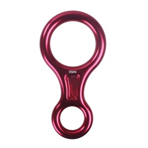 Anillo Descensor de 8 Figuras de Aleación de Aluminio, Capacidad de Elevación de 35KN, Equipo de Seguridad para Protección Contra Caídas en Altura para Escalada y Escape - Product Image 3