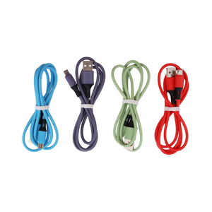 Cable <span class=keywords><strong>Micro</strong></span> <span class=keywords><strong>USB</strong></span> tipo C de silicona líquida de 2M, cargador de datos de carga rápida 2A para <span class=keywords><strong>iPhone</strong></span>, Samsung, Xiaomi, Huawei - Product Image 4