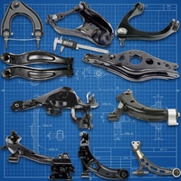 Pièces de suspension de voiture chinoises, bras de commande supérieur et inférieur avant et arrière en acier pour Geely BYD Chery Changan MG Great Wall Roewe