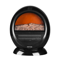 Cheminée électrique autoportante pour usage intérieur, 1500W, oscillation réglable, thermostat, protection contre la surchauffe, flamme réaliste
