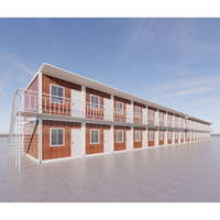 Cabinas modulares de madera con estructura de acero, casa de madera prefabricada, fácil de organizar, de bajo coste