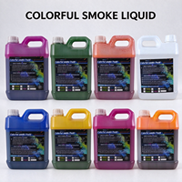 Liquide de fumée coloré DJ 8 couleurs pour fête de révélation du sexe de bébé, 2L, à longue durée de persistance pour machine à fumée de scène