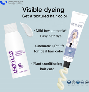 Tinta per Capelli <span class=keywords><strong>Permanente</strong></span> 2026, Colorazione Rapida <span class=keywords><strong>Senza</strong></span> <span class=keywords><strong>Ammoniaca</strong></span>, Alta Qualità 100ml+100ml, Tinta per Capelli al Profumo di Mela - Product Image 3