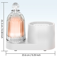 Diffuseur d'arômes pour huiles essentielles, diffuseur d'aromathérapie portable avec lumière d'ambiance pour la chambre, le bureau, l'hôtel