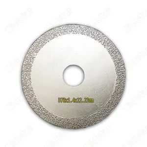 3 inch 78mm Brazing Diamond Cutting Saw Blade For Marble Onxy Quartz Ceramic Tiles Cutting Disc Sharp Wear-resistant