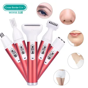 2022 Hot Selling New Five In One Multi Function Washing Electric Women Hair Removal Device