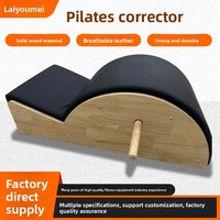 Correcteur de posture en chêne pour Pilates, équipement portable de yoga pour la maison et le studio, pour femmes, étirements du dos et bien-être