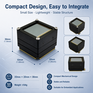 Module d'imagerie thermique infrarouge 1280x1024, module de caméra non refroidi, noyau de caméra 8-14um LWIR 25Hz 30Hz, module d'imagerie thermique infrarouge non refroidi - Product Image 5