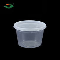 Gobelet à soupe en plastique avec couvercle, 8/12/16/24/32 oz, taille standard, qualité alimentaire PP, anti-fuite, compatible micro-ondes, récipient à soupe jetable