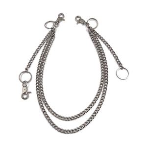 Punk Hip Hop Y2K Street Style Acier Inoxydable Fer Argent Sétaire Taille Poche <span class=keywords><strong>Gourmette</strong></span> Gothique Ceinture Jean Portefeuille Chaîne pour Hommes Femmes - Product Image 3
