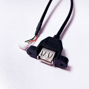 Kabel USB Panel Mount Female dengan Sekrup ke Header JST 2.0MM - Product Image 5