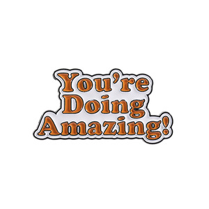 Étudiant coloré récompense <span class=keywords><strong>phrase</strong></span> <span class=keywords><strong>positive</strong></span> encourageant disant épingles - Product Image 6