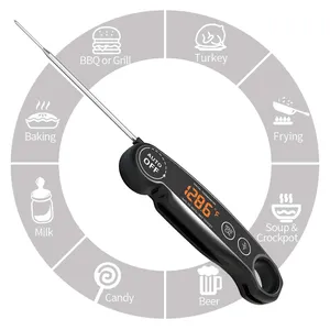 Direct Gelezen Digitale Vleesthermometer Voor Het Koken Van Voedseloventhermometers Met Thermokoppelsensor
