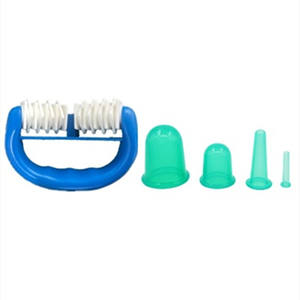 5 pièces Silicone <span class=keywords><strong>Anti</strong></span>-<span class=keywords><strong>Cellulite</strong></span> tasse vide Massage rouleau aspiration ventouses ensemble pour la Relaxation du corps - Product Image 2