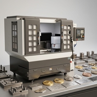 Machine de gravure CNC sur métal pour la production de médailles personnalisées, de pièces commémoratives, de badges et de gravures de matrices de marquage à chaud
