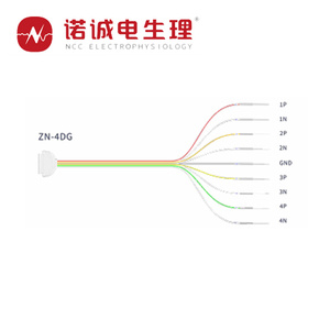 NCC patenteado arco-íris multi-canal hétero agulha eletrodos para EMG IOM, agulha de aço inoxidável com fios codificados cor - Product Image 2