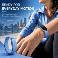 Bracelet en boucle pour biceps 2026, ceinture de bras personnalisée, bracelet de montre, sangle en nylon pour Google Fitbit Air Charge 6 Versa Sense 2 4 Ace